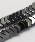 (HB6739A) Non-magnetic Synthetic Hematite Arrowhead, Black Size: about 5mm long, 8mm wide (HB6739A) Non-magnetic Synthetic Hematite Arrowhead, Black Size: about 5mm long, 8mm wide