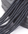 (HE6764-42) Environmental Handmade Polymer Clay Heishi Beads, Black 4X1mm (1 STR) (HE6764-42) Environmental Handmade Polymer Clay Heishi Beads, Black 4X1mm (1 STR)