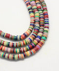 (HE6764-M2) Flat Round Environmental Handmade Polymer Clay, Mixed Color 4mm (HE6764-M2) Flat Round Environmental Handmade Polymer Clay, Mixed Color 4mm