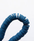 (HE6764A) Environmental Handmade Polymer Clay Heishi Beads, SteelBlue 4mmx1mm (HE6764A) Environmental Handmade Polymer Clay Heishi Beads, SteelBlue 4mmx1mm