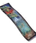 (HF-01A) GLASS ART LONG FRAME 1 HAND MADE GLASS ART