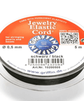 High Grade Griffin Elastic Cord 0,5mm Black High Grade Griffin Elastic Cord 0,5mm Black