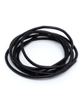 HIGH GRADE LEATHER CORD 1M 2MM BLACK ROUNDED COWHIDE (1 MET) (182002) LEATHER CORD 1M 2MM BLACK ROUNDED COWHIDE