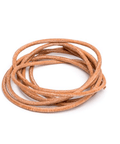 HIGH GRADE LEATHER CORD 1M 2MM NATURAL ROUNDED COWHIDE (184702) LEATHER CORD 1M 2MM NATURAL ROUNDED COWHIDE