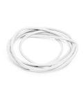 High Grade Rounded Cowhide leather 2mm Dyed white (1 met) High Grade Rounded Cowhide leather 2mm Dyed white (1 met)