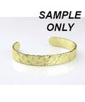 (IAD121K122-24B) BRACELET BLANK BRASS 6 INCH 16G 3/8 INCH (1 PC) (IAD121K122-24B) BRACELET BLANK BRASS 6 INCH 16G 3/8 INCH (1 PC)