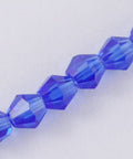 BLUE Imitation Bicone Beads, Faceted Bicone, 2x3mm 200pcs/Strand Imitation #5301 Bicone Beads, Faceted Bicone Glass Beads Strands, DarkCyan Size: about 2mm long, 3mm in diameter, hole: 0.5mm; about 200pcs/strand, 16.5".