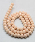 NAVAJO WHITE Imitation Jade Glass Beads 4x3mm Imitation Jade Glass Beads 4x3mm