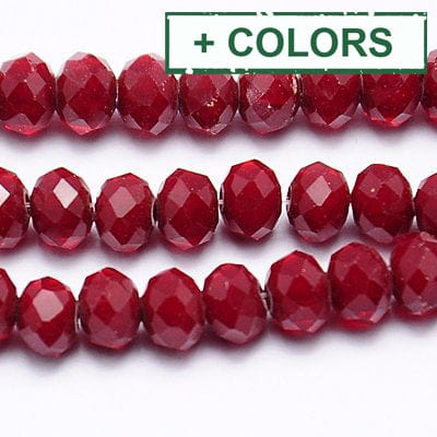 Imitation Jade Glass Beads 4x3mm Imitation Jade Glass Beads 4x3mm