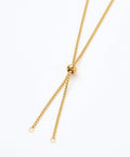 Ion Plating(IP) 304 Stainless Steel Box Chain KIDS SIZE Slider Necklace Golden (60cm) Ion Plating(IP) 304 Stainless Steel Box Chain KIDS SIZE Slider Necklace Golden (60cm)
