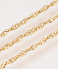 Ion Plating (IP) 304 Stainless Steel Rope Chains Ion Plated 304 Stainless Steel Rope Chains