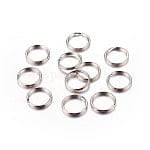 Iron Split Key Rings, Keychain Clasp Findings, Platinum, 15x2mm Iron Split Key Rings, Keychain Clasp Findings, Platinum, 15x2mm