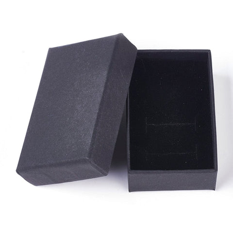 Jewelry Ring Box, Rectangle, Black 5.5x8.7x2.8cm Jewelry Ring Box, Rectangle, Black 5.5x8.7x2.8cm