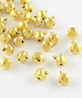 (JR3963) Iron Bell Charms, Golden Size: about 14mm Iron Bell Charms, Golden Size: about 14mm long, 11.5mm wide, 10mm thick, hole: 2mm.