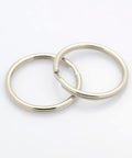 Key rings 30mm diameter, Platinum color Key rings 30mm diameter, Platinum color