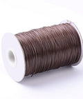 Korean Wax Polyester Cords, COCONUT BROWN 2mm Korean Wax Polyester Cords, COCONUT BROWN  Size: about 2mm thick; about 100yards/roll