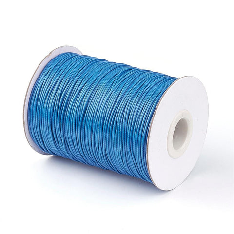 ROYAL BLUE Korean Waxed Polyester Cord, 1mm Korean Waxed Polyester Cord, 1mm