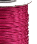 MED. VIOLET RED Korean Waxed Polyester Cord, 1mm Korean Waxed Polyester Cord, 1mm
