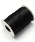 Korean Waxed Polyester Cords, Black1.5mm thick; about 200yards/roll Korean Waxed Polyester Cords, Black1.5mm thick; about 200yards/roll