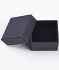 Kraft Paper Cardboard Jewelry Ring Boxes, Square, Black 5.1x5.1cm Kraft Paper Cardboard Jewelry Ring Boxes, Square, Black 5.1x5.1cm