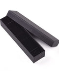 Kraft Paper Jewelry Boxes with Sponge, Black, 4.5x18cm Kraft Paper Jewelry Boxes with Sponge, Black, 4.5x18cm