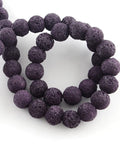 (LB4572) Synthetical Lava Gemstone Bead Strands 8MM ​​Synthetical Lava Gemstone Bead Strands