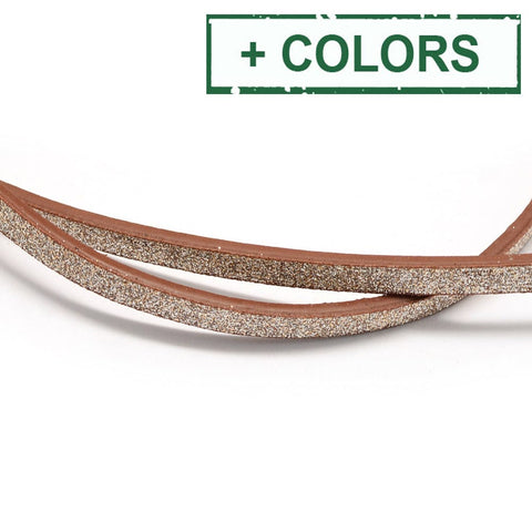 (LC7374-X) Flat Imitation Leather Cords, 5x2mm (1.2m) (LC7374-X) Flat Imitation Leather Cords, 5x2mm (1.2m)