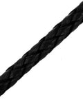 (LE1252) Braided Real Leather Cord, Black  3mm ( 1MTR) (LE1252) Braided Real Leather Cord, Black  3mm ( 1MTR)