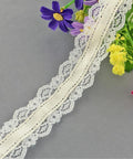 (LR4395A) Satin Lace 30mm Lemonchiffon (3 MTRS) (LR4395A) Satin Lace 30mm Lemonchiffon (3 MTRS)