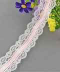 (LR4395B) Satin Lace 30mm Pink (3 MTRS) (LR4395B) Satin Lace 30mm Pink (3 MTRS)