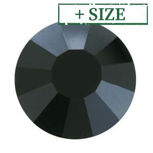 Machine Cut  Preciosa Flatback - Jet Machine Cut  Preciosa Flatback - Jet