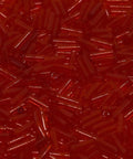 (MB2-0140) MIYUKI BUGLES #2 - 6 X 1,7 MM LIGHT RED  (20 GMS) BUGLES #2 - 6 X 1,7 MM LIGHT RED