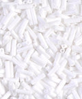 (MB2-0402) MIYUKI BUGLES #2 - 6 X 1,7 MM WHITE OPAQUE (20 GMS) BUGLES #2 - 6 X 1,7 MM WHITE OPAQUE