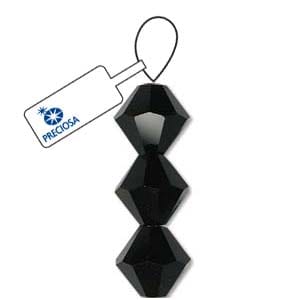 JET (MC30203JET-ST) (MC30203-X) PRECIOSA M.C. 3MM BICONE (+/-42 PCS) (MC30203-X) PRECIOSA M.C. 3MM BICONE (+/-42 PCS)