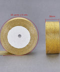 (MC7018-JC) Glitter Metallic Ribbon, Sparkle Ribbon, Gold 3MM wide (23 mets) (MC7018-JC) Glitter Metallic Ribbon, Sparkle Ribbon, Gold 3MM wide (23 mets)