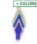 (ME8315-X) MIYUKI & TOHO Handmade Japanese Seed Beads Links, Loom Pattern, Rhombus, 32.5~33mm (ME8315-X) MIYUKI & TOHO Handmade Japanese Seed Beads Links, Loom Pattern, Rhombus, 32.5~33mm