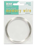 Memory Wire 2 1/2 Inches Silver Plated - Bracelet (12 Loops) Memory Wire 2 1/2 Inches Silver Plated - Bracelet (12 Loops)