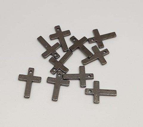 Metal Cross Pendant Gunmetal (GS1614C) (10 pcs) Metal Cross Pendant Gunmetal (GS1614C) (10 pcs)