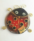 (MFH-08X-09X) HAND MADE GLASS ART LADYBIRD  (7CM X 6CM) (CHOOSE SIZE) (MFH-08X-09X) HAND MADE GLASS ART LADYBIRD  (7CM X 6CM) (CHOOSE SIZE)