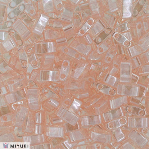(MHT-0365) HALF TILA BEADS LT.ROSE LUSTER (7.1 GMS) (MHT-0365) HALF TILA BEADS LT.ROSE LUSTER (7.1 GMS)