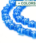 Millefiori Glass Flower Beads – 7.2mm for Jewelry Making & Crafting Millefiori Glass Flower Beads – 7.2mm for Jewelry Making & Crafting