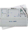 Mini Bead Board with Lid, 3 Straight Channels Mini Bead Board with Lid, 3 Straight Channels