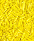 MIYUKI BUGLES #2 - 6 X 1,7 MM OPAQUE YELLOW (20 GMS) MIYUKI BUGLES #2 - 6 X 1,7 MM OPAQUE YELLOW (20 GMS)