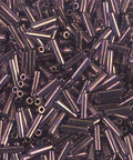 MIYUKI BUGLES #2 - 6 X 1,7 MM VIOLET GOLD LUSTER (20 GMS) BUGLES #2 - 6 X 1,7 MM VIOLET GOLD LUSTER