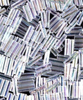 Miyuki Bugles #2 - 6 X 1,7mm Crystal AB BUGLES #2 - 6 X 1,7 MM CRYSTAL AB