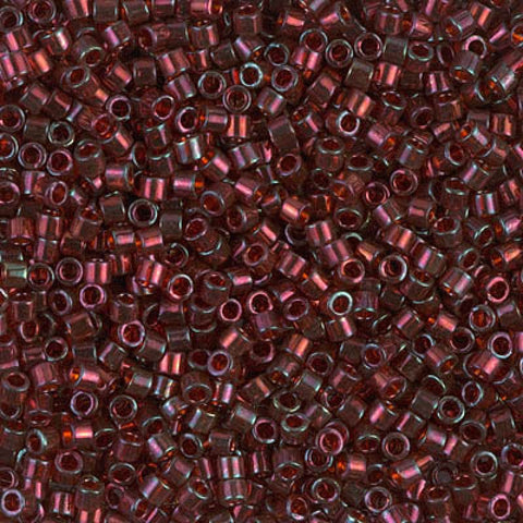 Miyuki Delica 10/0 Garnet Gold Luster (5g), (DBM0105) DELICA 10/0 GARNET GOLD LUSTER
