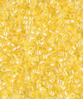 Miyuki Delica 10/0 Lined Pale Yellow AB (5g), (DBM0053) Miyuki Delica 10/0 Lined Pale Yellow AB (5g), (DBM0053)