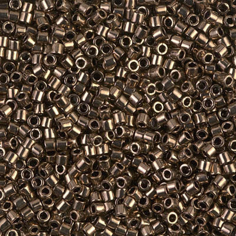 Miyuki Delica 10/0 Metallic Bronze DBM0022 DELICA 10/0 METALLIC BRONZE