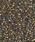 Miyuki Delica 10/0 metallic golden olive iris (DBM0029) DELICA 10/0 METALLIC GOLDEN OLIVE IRIS