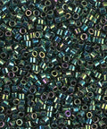 Miyuki Delica 10/0 Metallic Green Luster (5g), (DBM0027) Miyuki Delica 10/0 Metallic Green Luster (5g), (DBM0027)